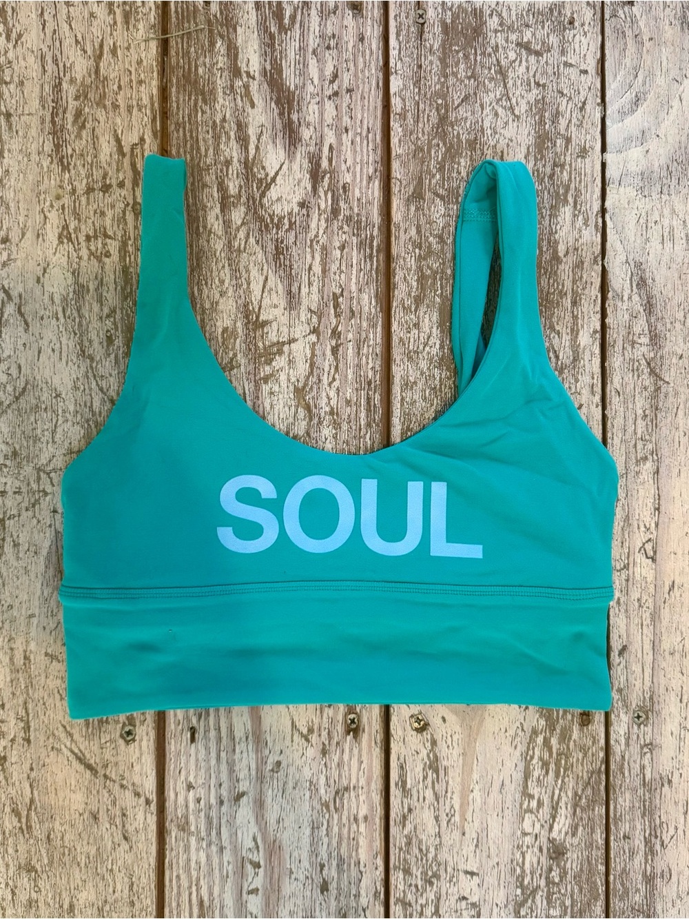 SoulCycle Lululemon Align Bra Maldives Green - Picture 2 of 3